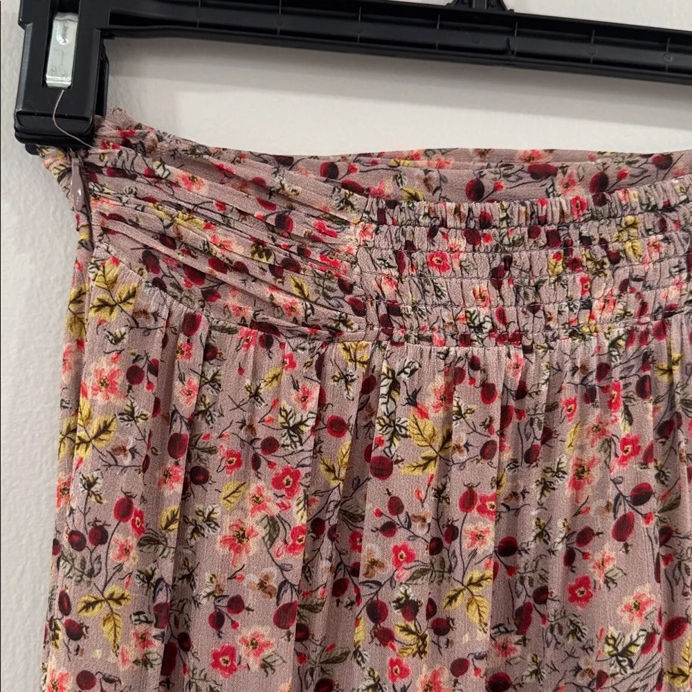 ba&sh Mondar Multicolor Floral tiered midi Skirt western boho